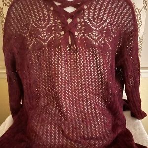 Mudd Boho Open Front Cardigan